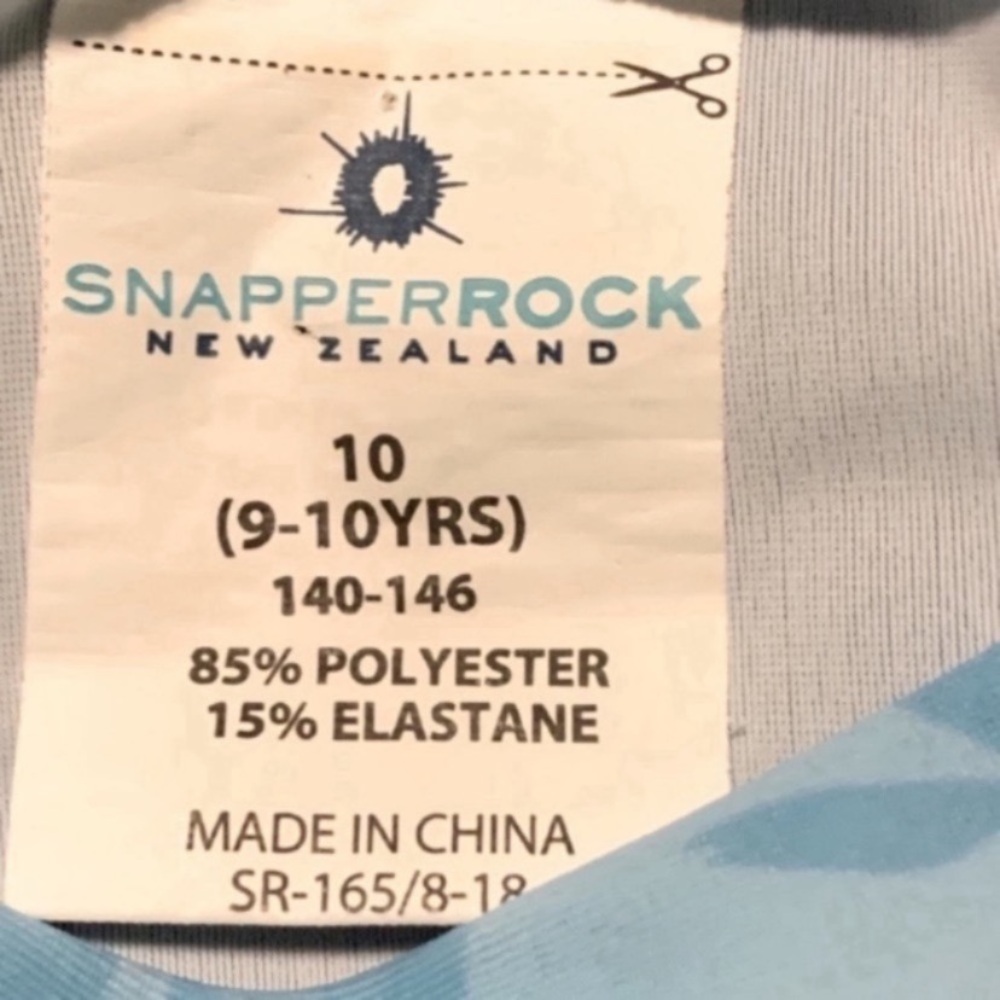 Snapper Rock Floral Light Blue RashGuard - Picture 5 of 5
